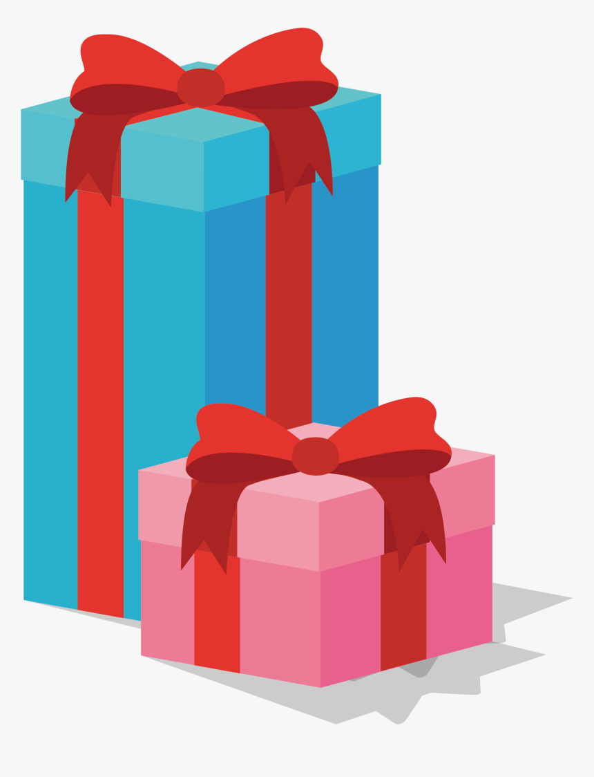 Cute Pink Gift Box Transparent PNG Clip Art Image​