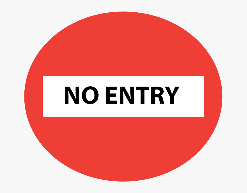 No Entry Sign Png, Transparent Png, Free Download