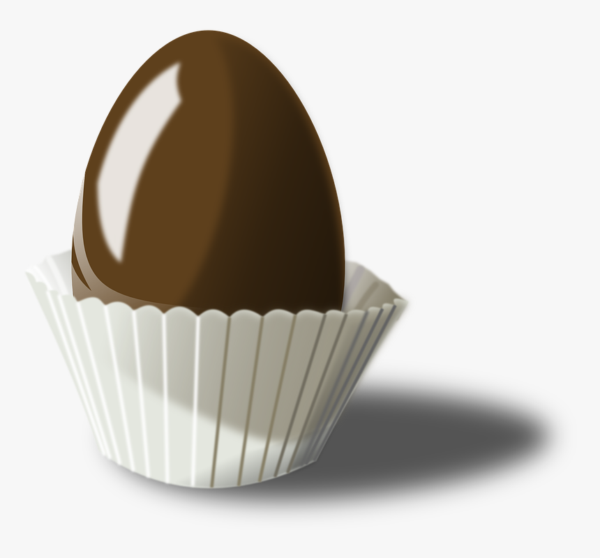 Chocolate Easter Egg Svg Clip Arts - Easter Egg Chocolate Vector, HD Png Download, Free Download