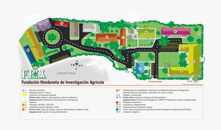 Plano Fhia - Honduras Foundation For Agricultural Research, HD Png Download, Free Download