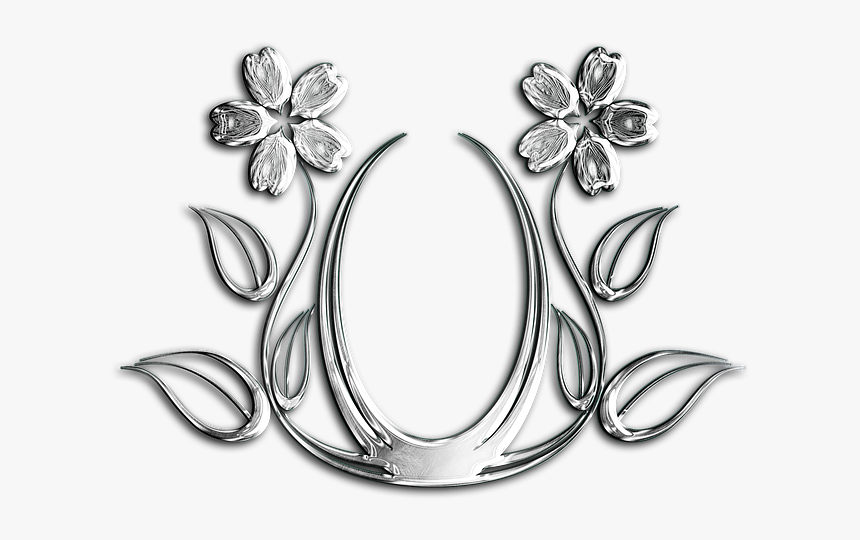 Flower, Metal, Flourish, Texture, Graphic, Decorative - Metal Flower Png, Transparent Png, Free Download