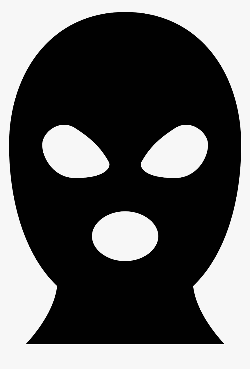 Criminal Clipart Masked Robber - Ski Mask Icon, HD Png Download - kindpng