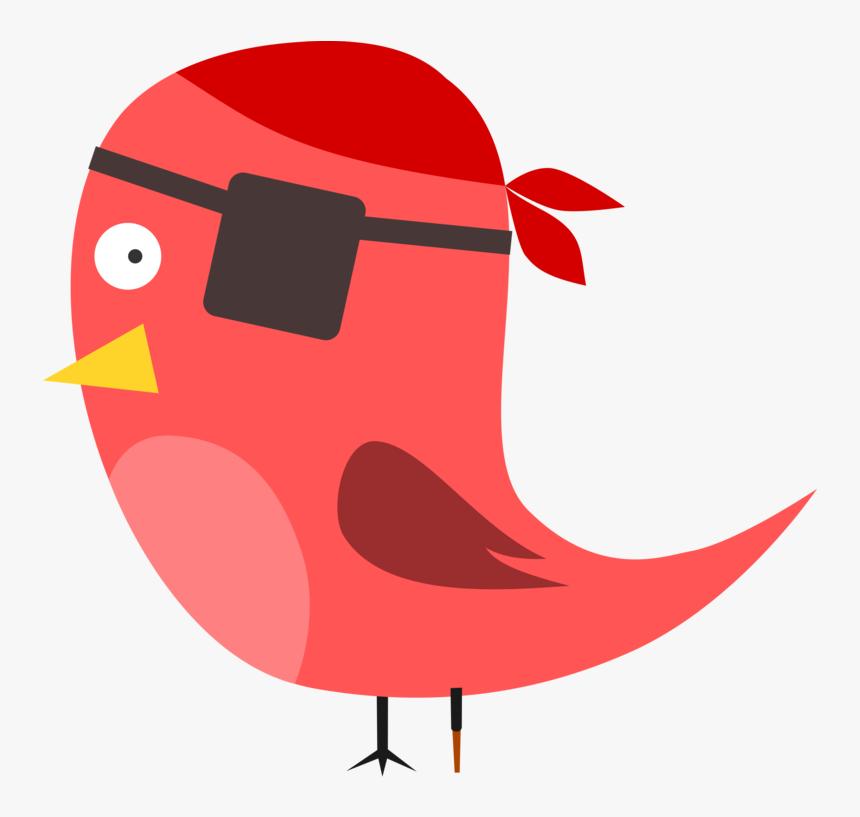 Art,wing,artwork - Bird With Eye Patch, HD Png Download, Free Download