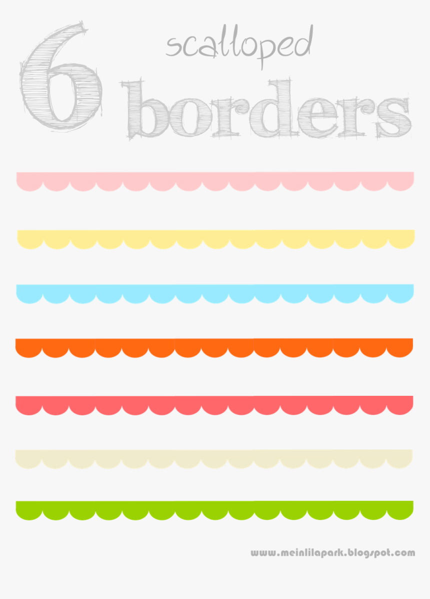 Free Scalloped Border Png, Transparent Png, Free Download