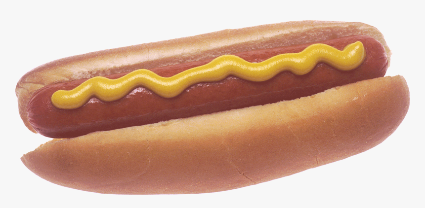 Hot Dog With Mustard - .hot Dog, HD Png Download, Free Download