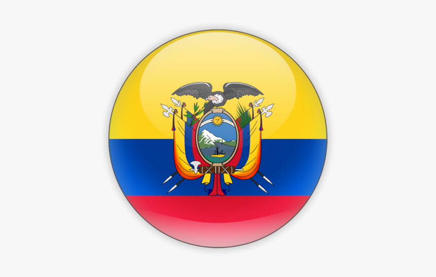 Download Flag Icon Of Ecuador At Png Format - Ecuador Flag Circle, Transparent Png, Free Download