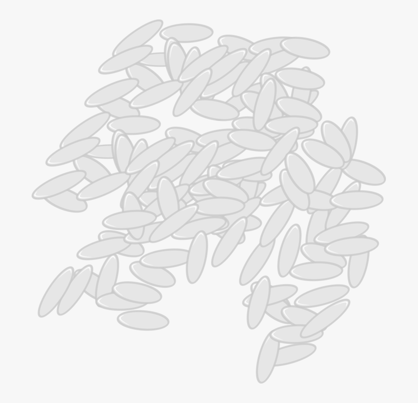 Chicken Rice Png Black And White - Illustration, Transparent Png, Free Download