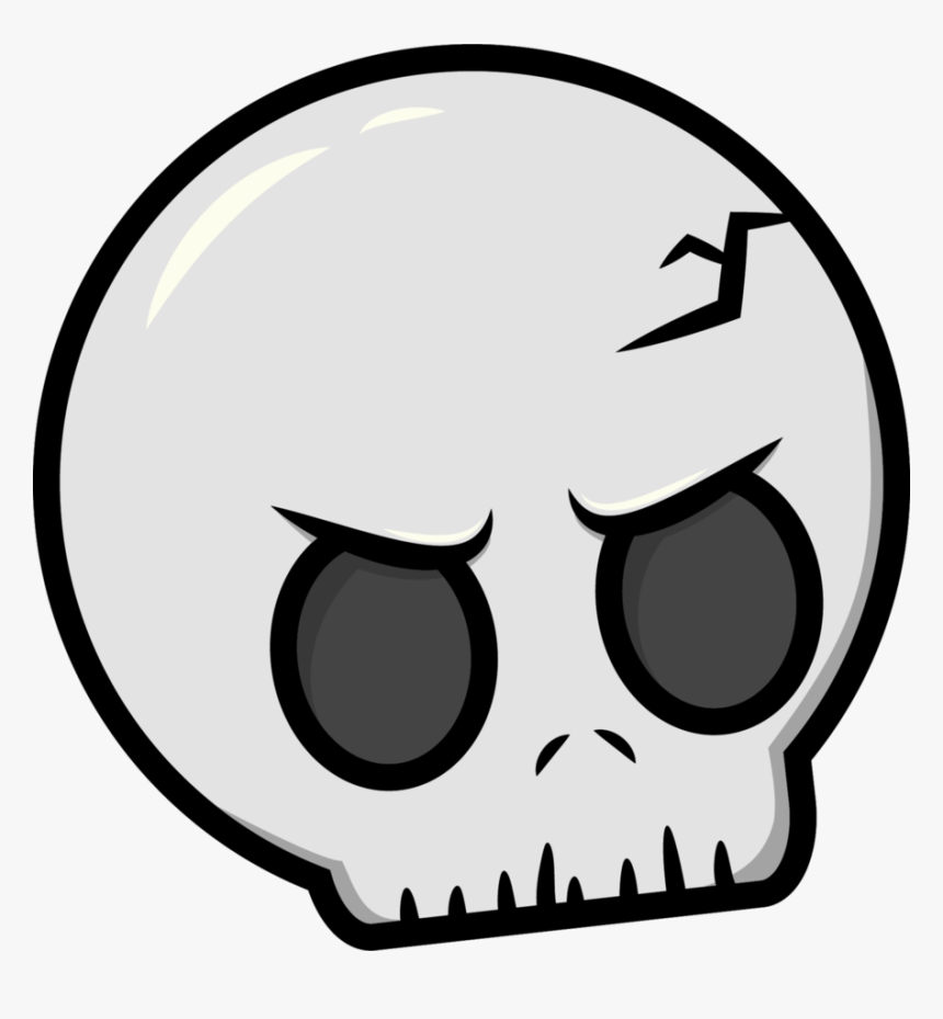 Cartoon Skeleton Head Png Clipart , Png Download, Transparent Png, Free Download