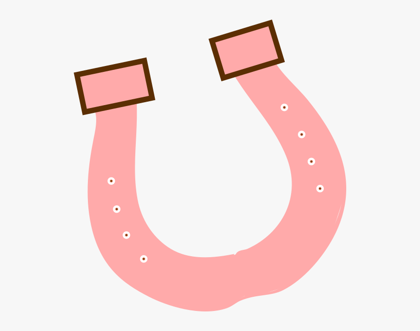 Clip Art At Clker - Horseshoe Clipart Pink, HD Png Download, Free Download