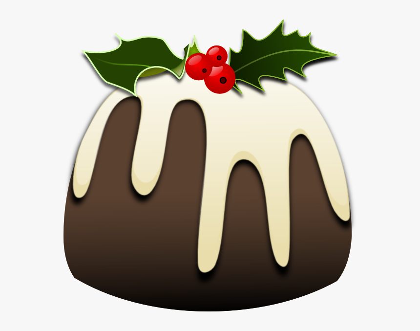 Christmas Cake Clipart - Christmas Pudding Clip Art, Hd Png Download - Kindpng