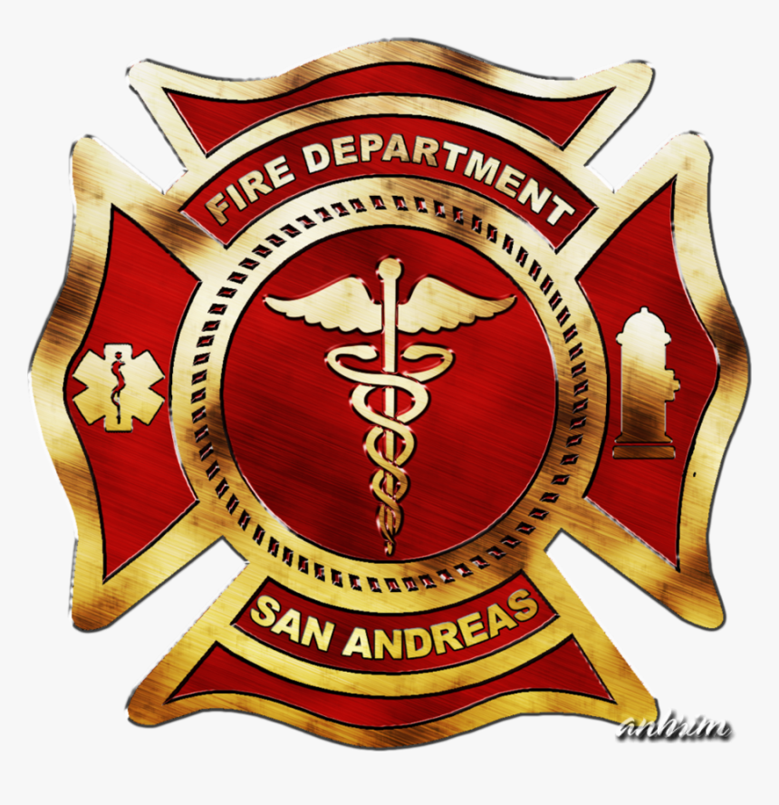 Fire Department Of San Andreas Logo By - San Andreas Fire Department Logo, HD Png Download, Free Download