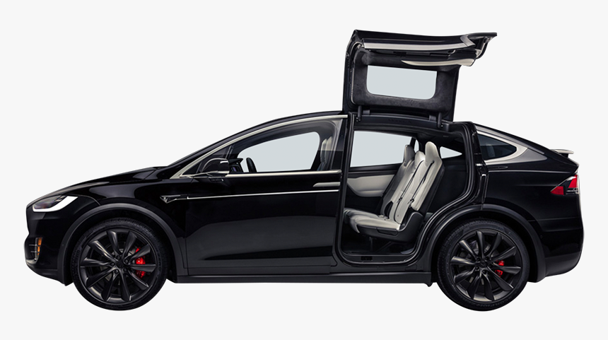 Tesla Model X P100d In Black Von Der Seite - Model X Tesla Promo, HD Png Download, Free Download