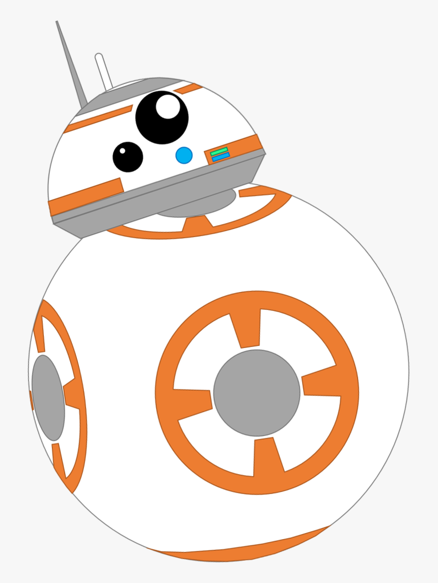 Bb 8 C 3po R2 D2 Battle Droid - Bb8 Star Wars Vector, HD Png Download, Free Download