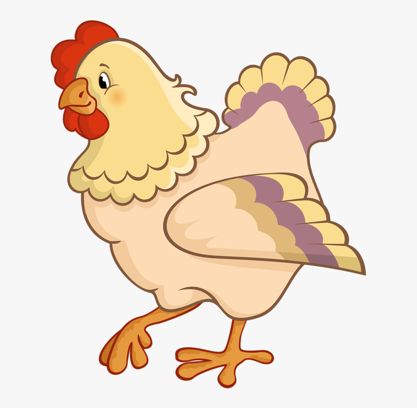 Cartoon Hen Png - Clipart Roosters With Clothes, Transparent Png, Free Download