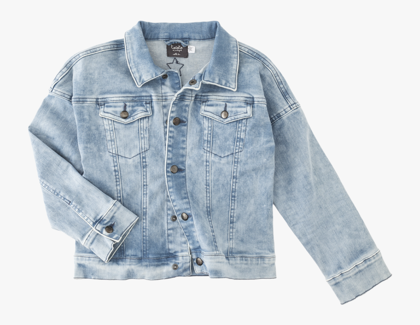 Tocoto Vintage Mini - Oversized Denim Jacket Transparent, HD Png Download, Free Download