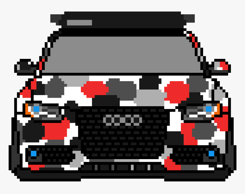 Clip Art Pixel Car Art - Pixel Art Audi, HD Png Download, Free Download