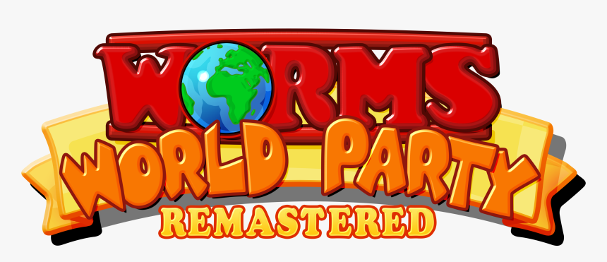 Worms World Party Remastered Coming To Pc July - Worms World Party Logo, HD Png Download, Free Download