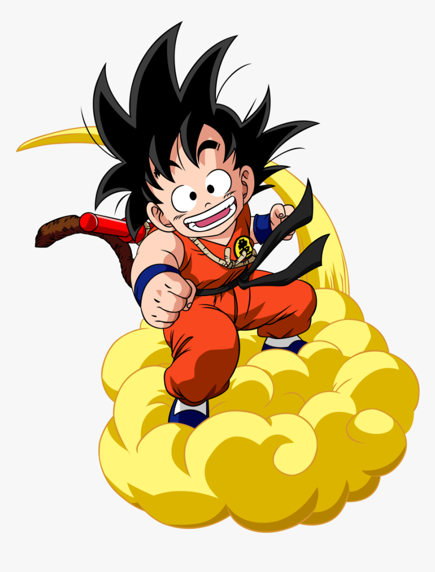 Kid Goku Flying Nimbus Hd Png Download Kindpng