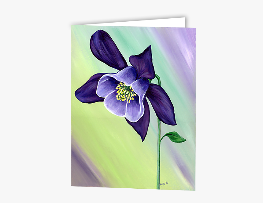 Gracecful Columbine Card Rz95pj - Colorado Blue Columbine, HD Png Download, Free Download