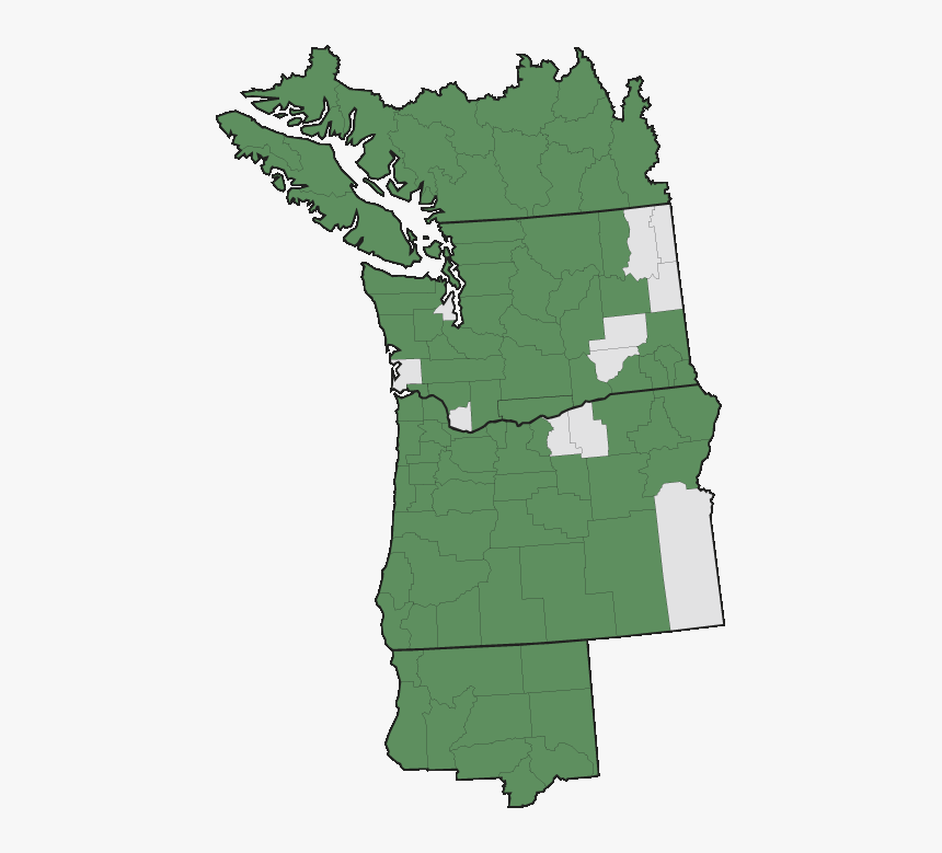 Meadow Death Camas Washington Range Map, HD Png Download, Free Download