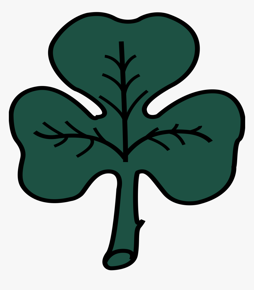 Green Clover Clip Arts - Shamrock Montreal Flag, HD Png Download, Free Download