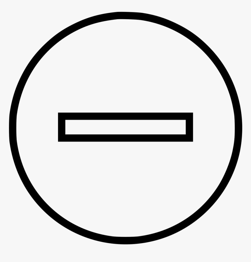 Negative Sign - Circle, HD Png Download, Free Download