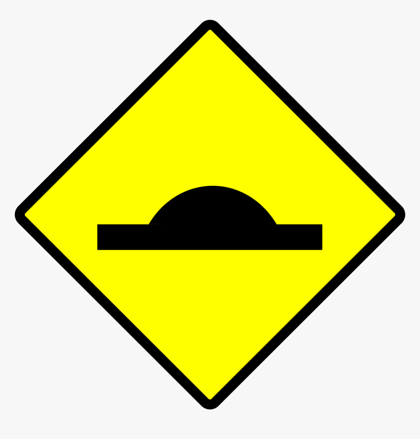 Yellow Caution Traffic Sign Of Woman Pedestrian In - Señales De Construccion Png, Transparent Png, Free Download