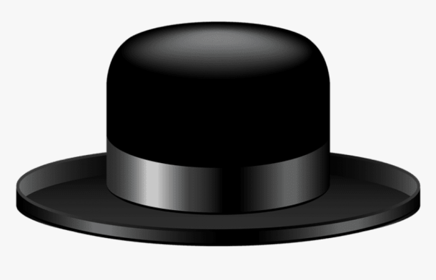 Transparent Fedora Clipart - Black Hat Transparent Background, HD Png Download, Free Download
