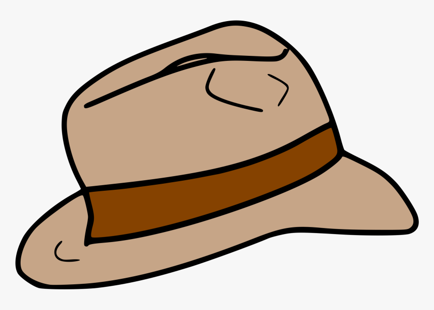 Transparent Adventurer Clipart - Indiana Jones Hat Clipart, HD Png Download, Free Download