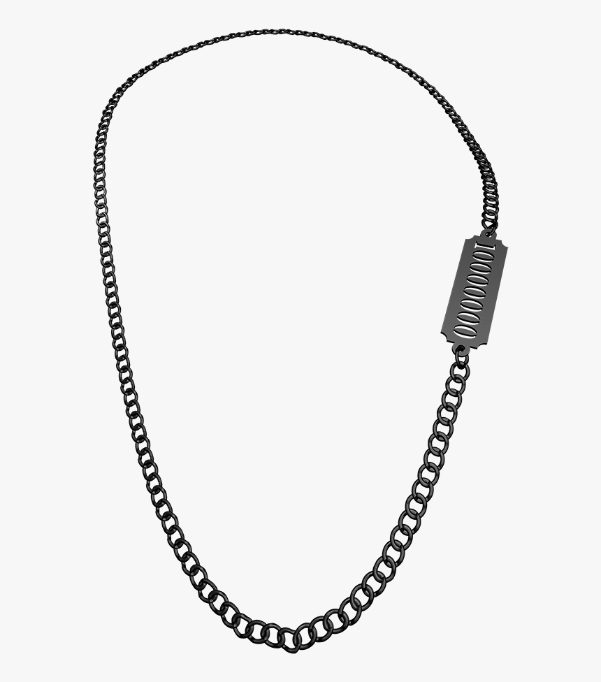 Transparent Black Chain Png - Necklace Chain Sterling Silver, Png Download, Free Download