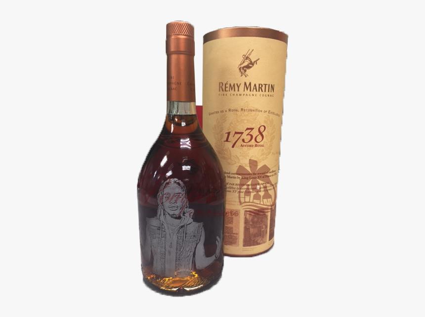 Engraved Remy 1738, Fetty Wap Engraved Remy, Photo - Remy Martin, HD Png Download, Free Download