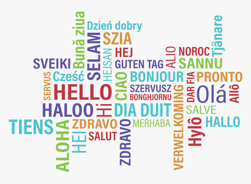 Hello In Multiple Language, HD Png Download, Free Download