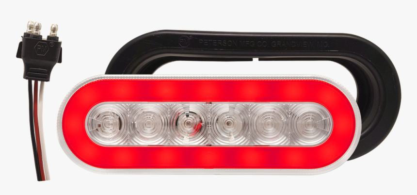 Stl111krcbp Glolight Oval Sealed Led Red Stop/turn/tail - Cable, HD Png Download, Free Download