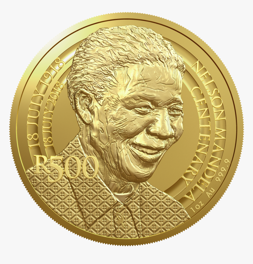 Gold Nelson Mandela Coin, HD Png Download, Free Download