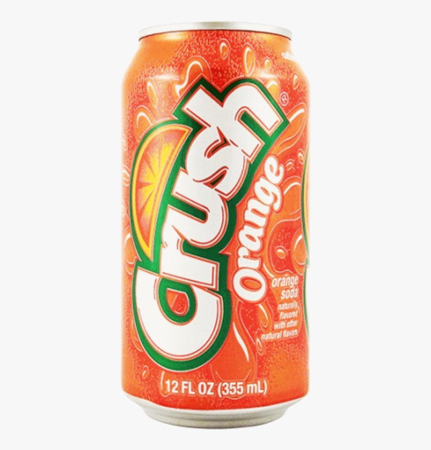 Crush Orange Soda 355 Ml Cans 12 Cs Orange Crush Pop Can Hd Png Download Kindpng