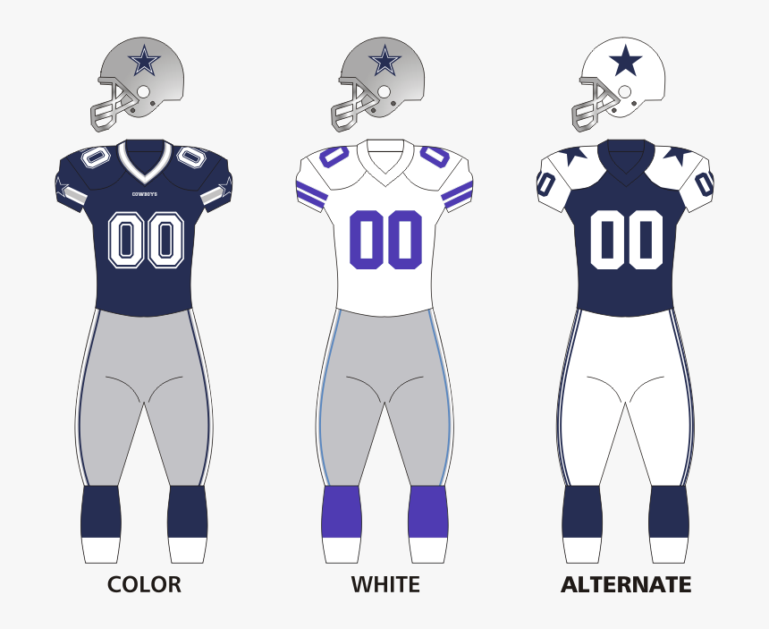 Dallas Cowboys Uniforms 2017, HD Png Download, Free Download