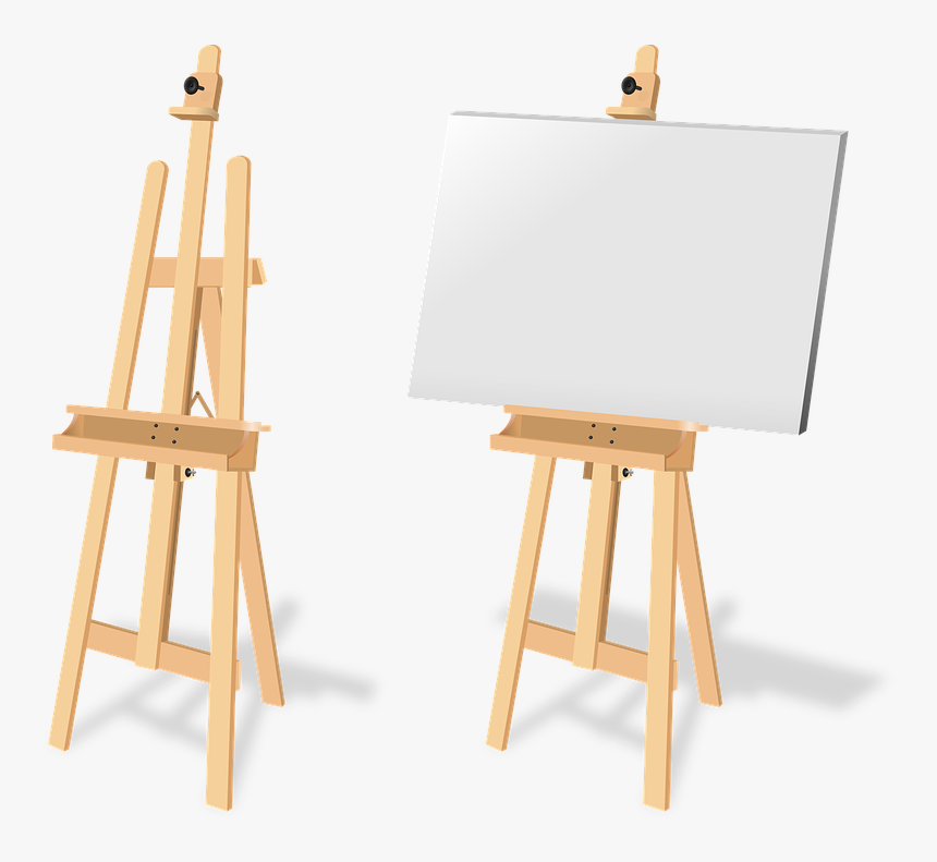 Art Easel Png - Transparent Background Art Canvas Png, Png Download, Free Download