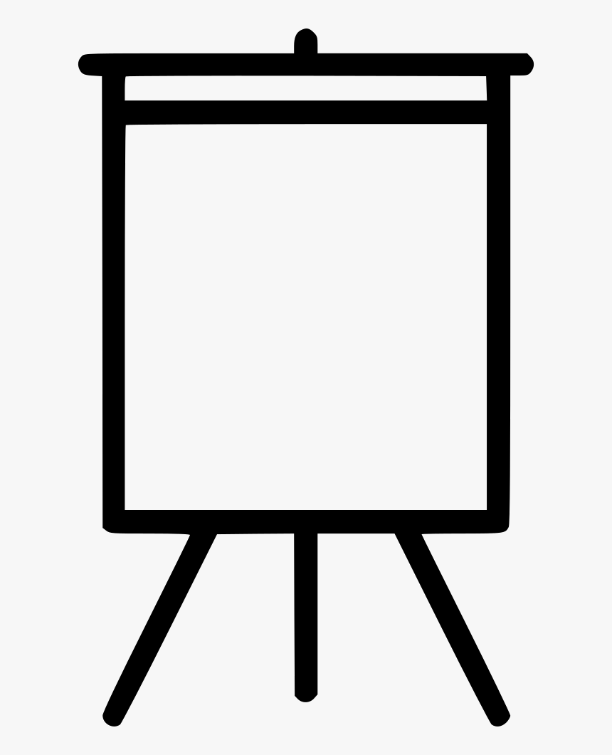 Easel Stand Presentation Promo Deck Board Art - Easel Stand Svg, HD Png Download, Free Download