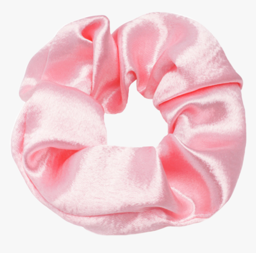 #scrunchie #scrunchies #pink #silk #png #niche #filler - Pink Hair Tie Png, Transparent Png, Free Download