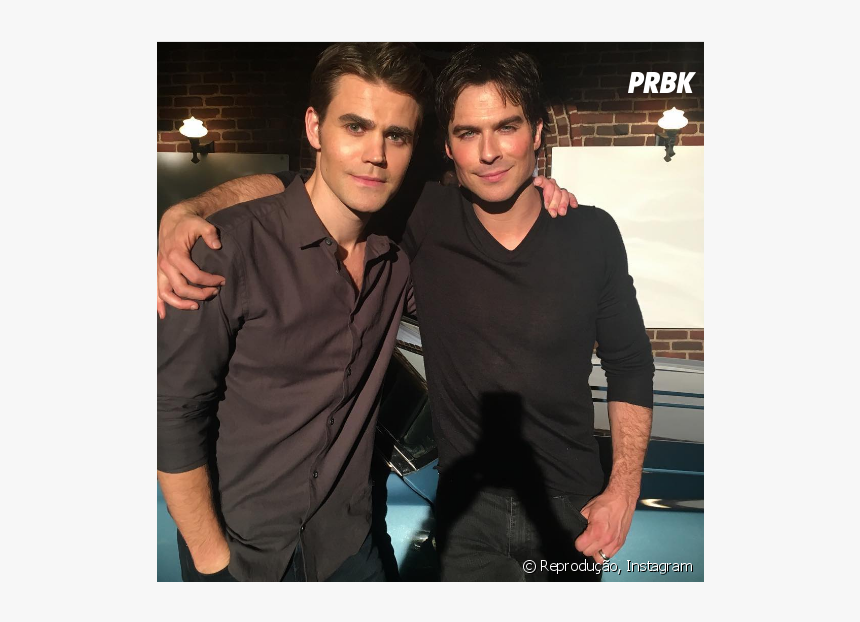 De "the Vampire Diaries", Paul Wesley E Ian Somerhalder - Stephen And Damon Salvatore, HD Png Download, Free Download