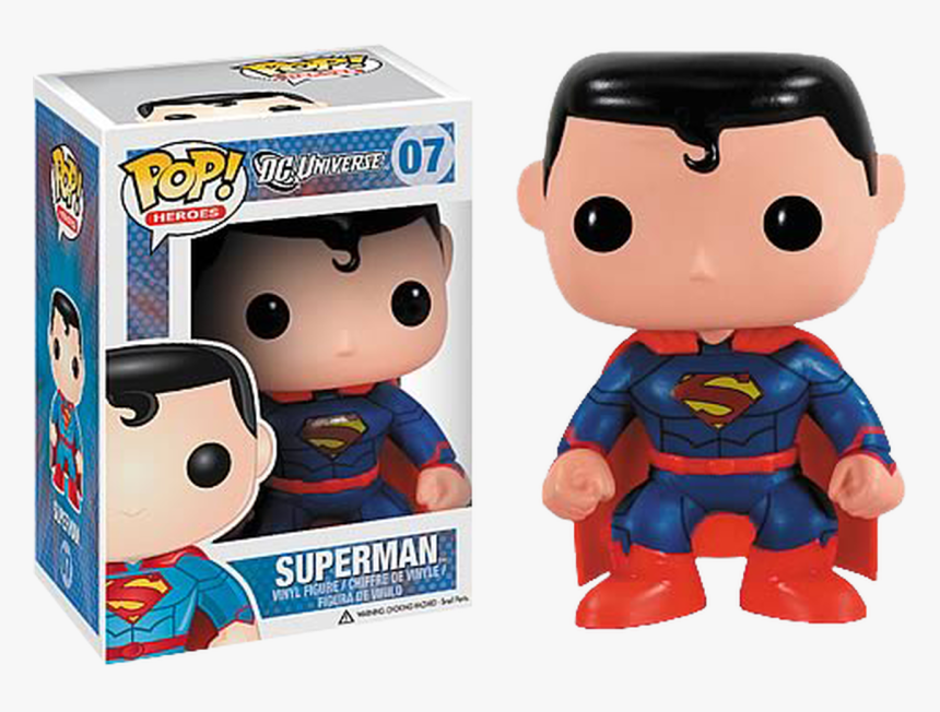 Superman New 52 Pop Vinyl Figure - Superman Funko Pop, HD Png Download, Free Download