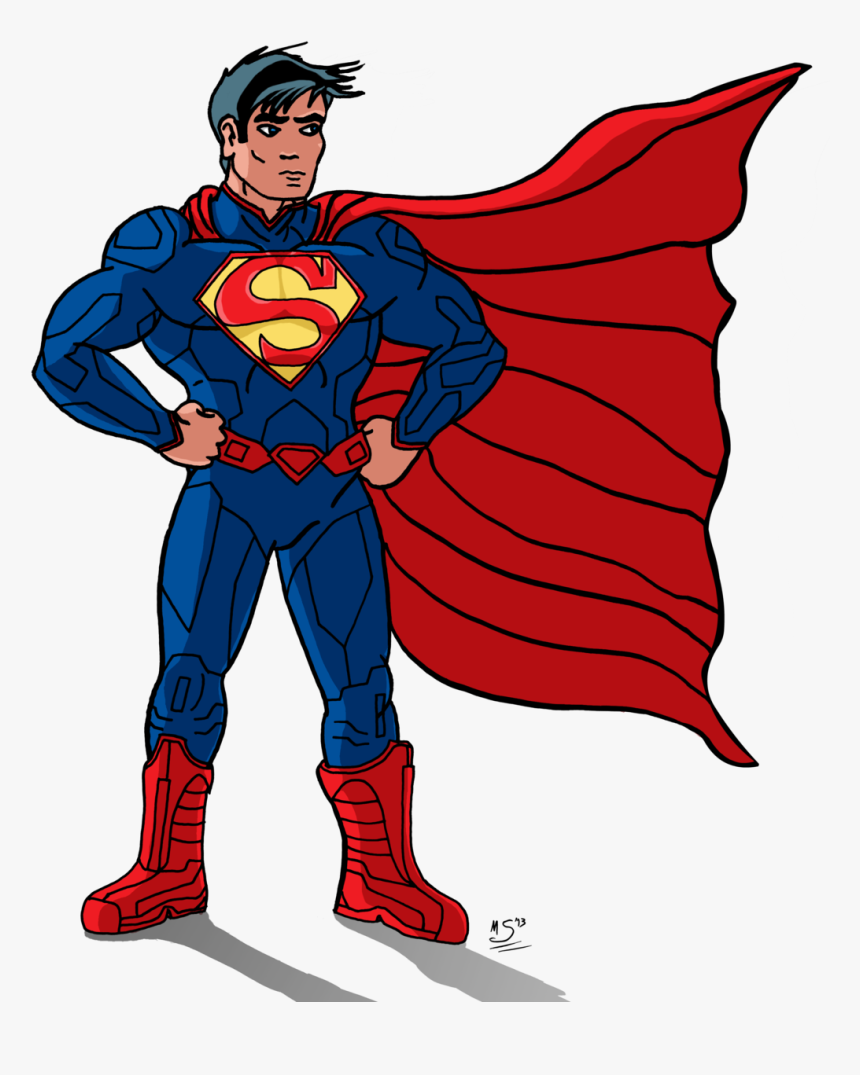 New 52 Superman Clipart - Superman Pose Png, Transparent Png, Free Download