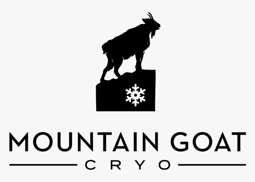 Mountain Goat Cryo Black On White - Silhouette, HD Png Download, Free Download