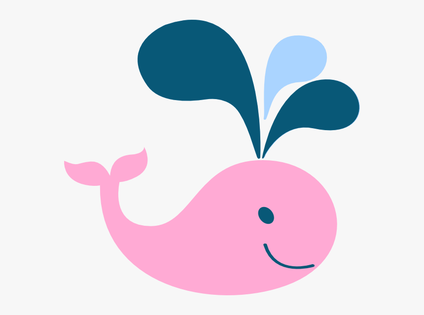 Pink Whale Clip Art, HD Png Download, Free Download