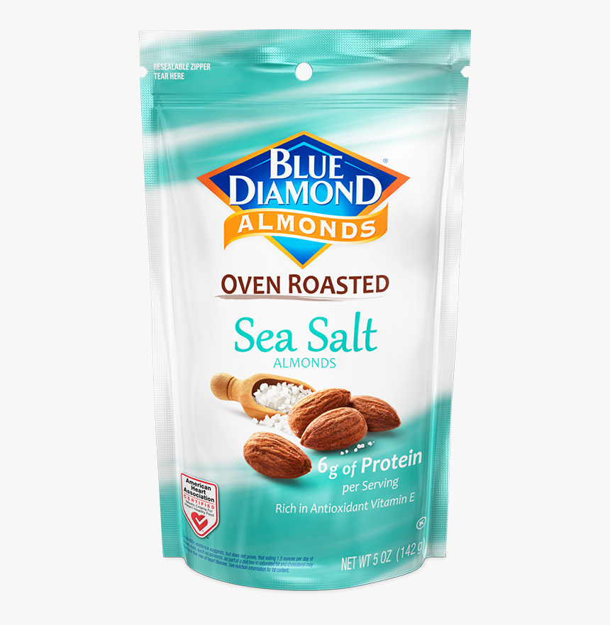 Sea Salt Almonds - Blue Diamond Sea Salt Almonds, HD Png Download, Free Download