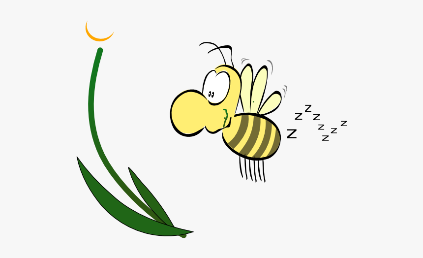 Free Buzzing Bee Clipart Image - Bee Buzz Clipart, HD Png Download, Free Download