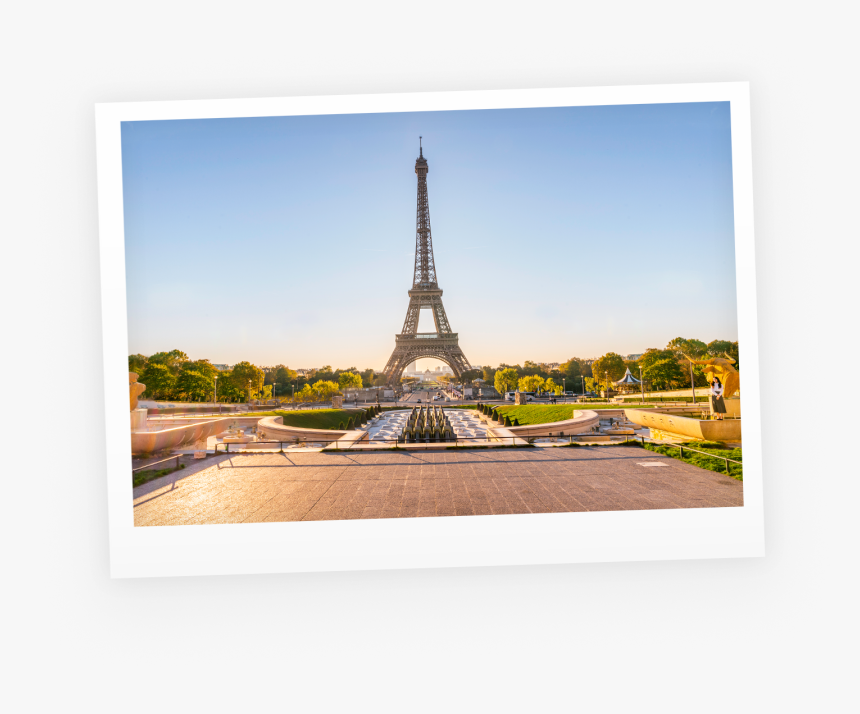 Eiffel Tower Silhouette In Sunrise, HD Png Download, Free Download