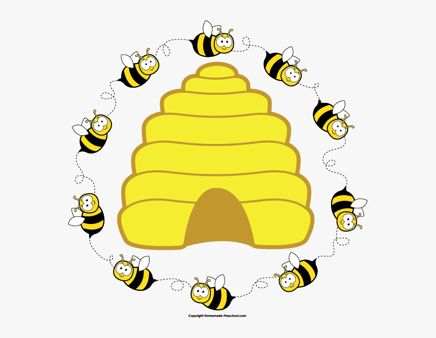 Hive Of Bees Clipart, HD Png Download, Free Download