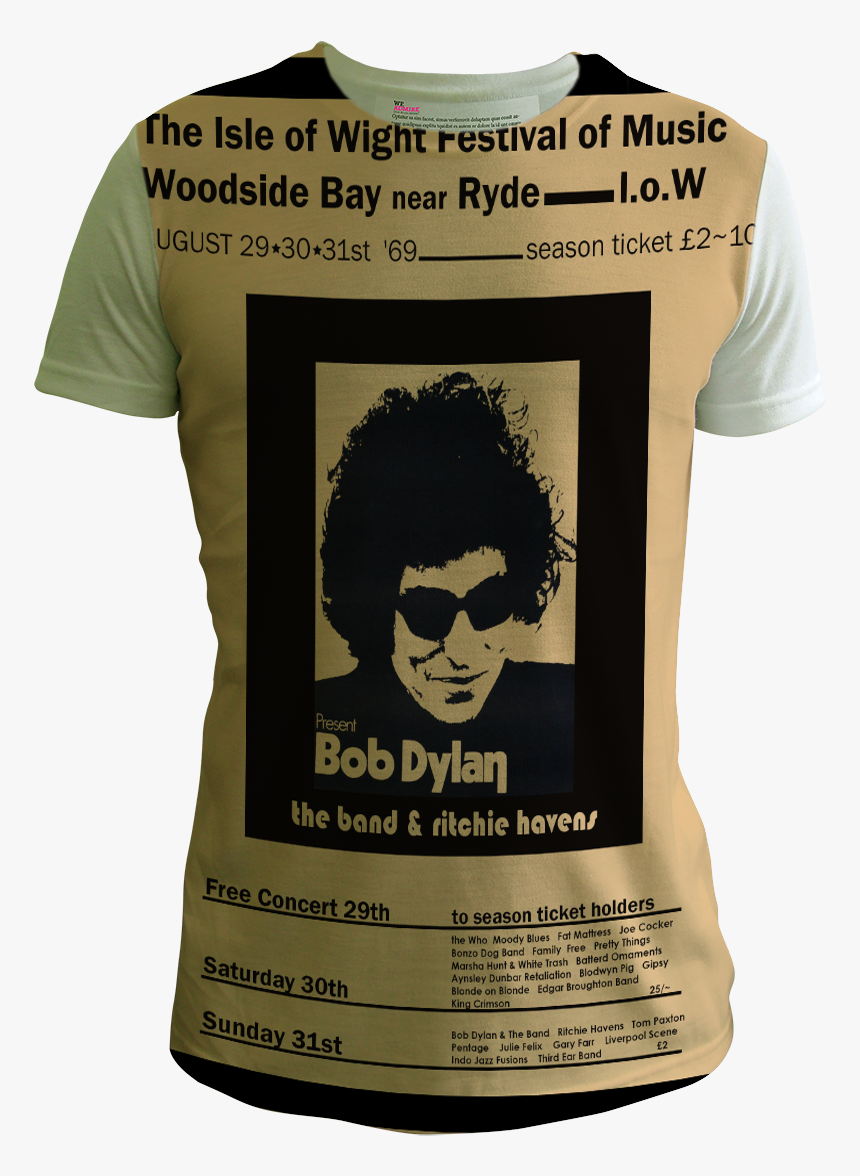 Dylan Vintage Men Sage - Bob Dylan The Isle Of Wight Festival, HD Png Download, Free Download