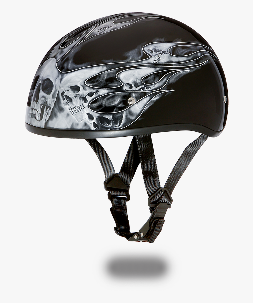 D - O - T - Approved 1/2 Shell Helmets - Skull Cap - Harley Helmet Half Sculls, HD Png Download, Free Download